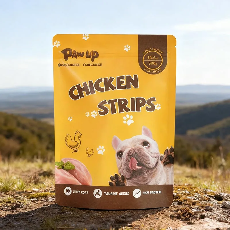 Çevre dostu kraft kağıt kedi maması torbaları